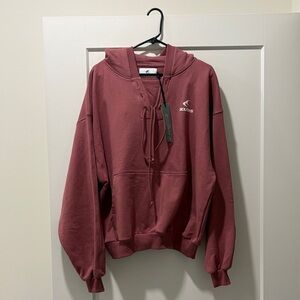 Skechers Women's Scoop-Neck Hoodie Sweater in Dusty Rose